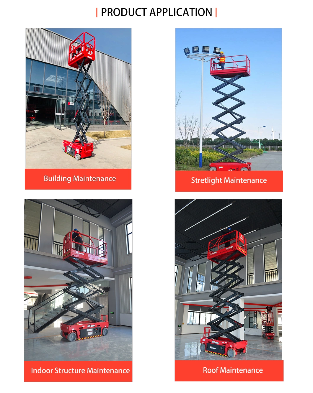 Hered Indoor Lifting Equipment Table Man Lift Aerial Work Platform Scissor Lift