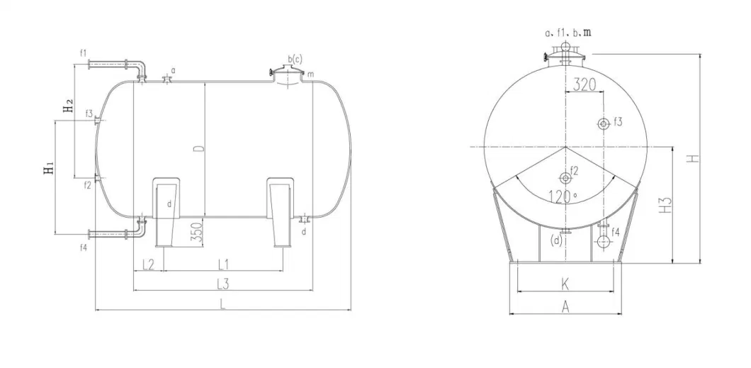 5000L Glass Lined Sulfuric Acid Nitric Agriculture Pesticide Storage Tank