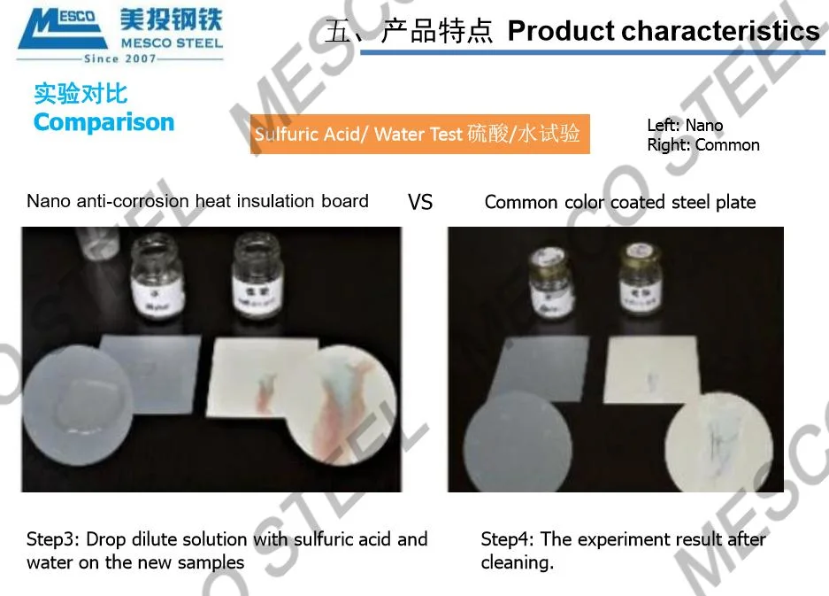 Nano Anti-Corrosion Film Laminated Steel Plate for Industrial Plants/PPGI/VCM