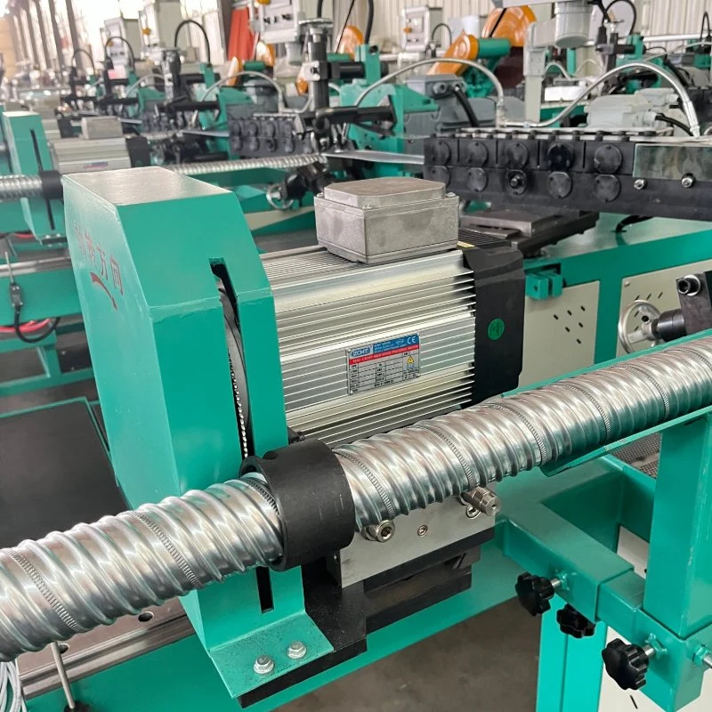 Galvanized Steel Spiral Pipe Corrugated Tube Making Machine