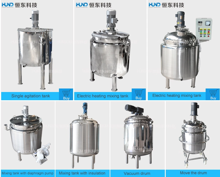 Washing Liquid Soap Making Machine/Tank with Mixing and Heating