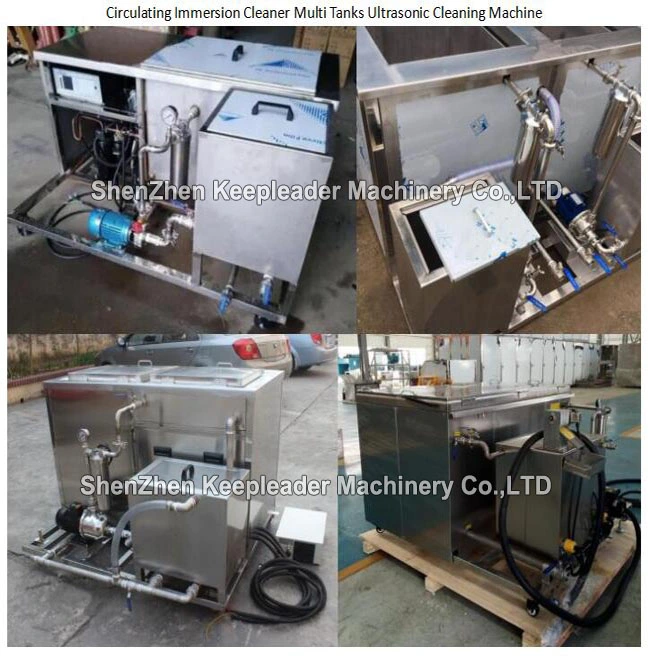 Circulating Immersion Cleaner Multi Tanks Ultrasonic Cleaning Machine of Auto Part_Engine Block Degreasing Oil Ultrasound Washer