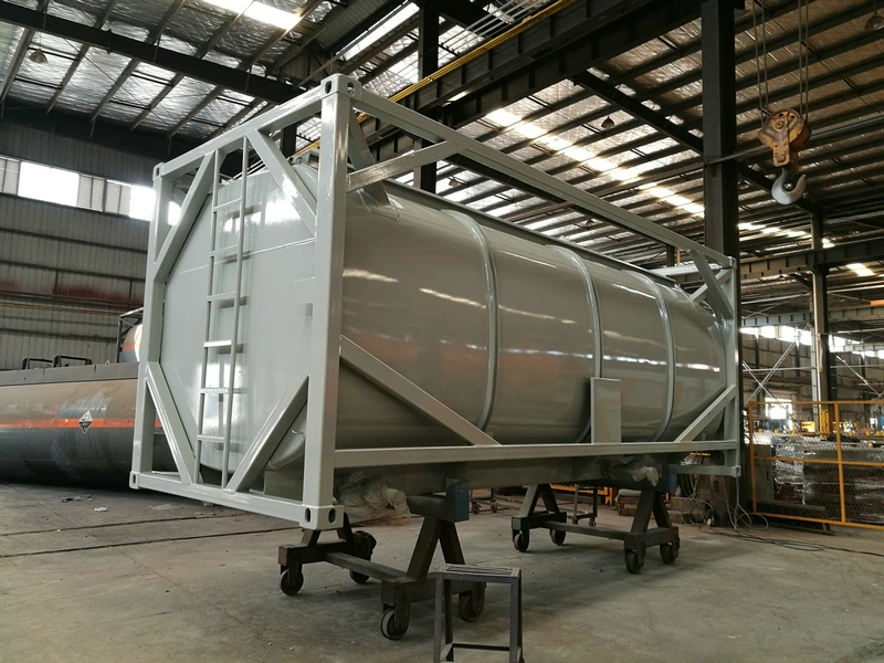 Fluoroboric Acid, Boric Acid Tank (20FT ISO Container Frame) Un1775 Road Transport Steel Lined LDPE for Borofiuoric Acid, H3bo3, Hbf4