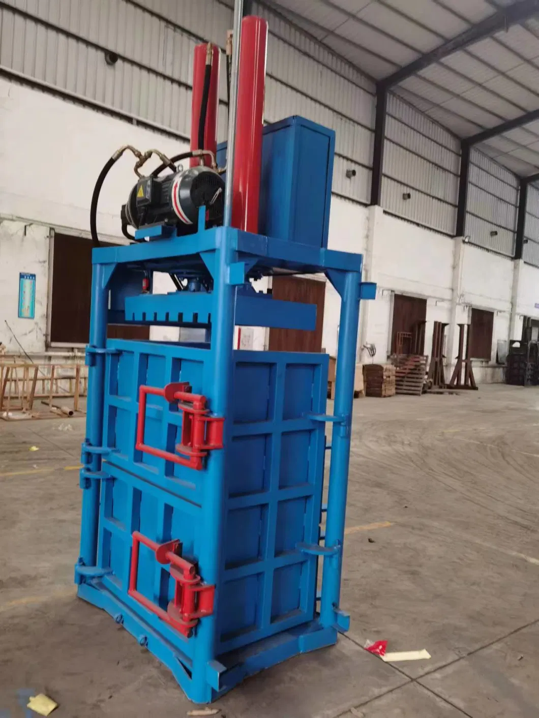 Waste Paper Baling Press Machine Vertical Hydraulic Cardboard Box Baling Press 30 Tons Hydraulic Baler