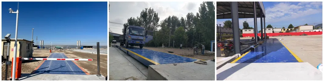 Vehicle Weighing Scale 3X20m 3X24m Weighbridge 60tons 80tons 100tons for Truck Scale Weighing