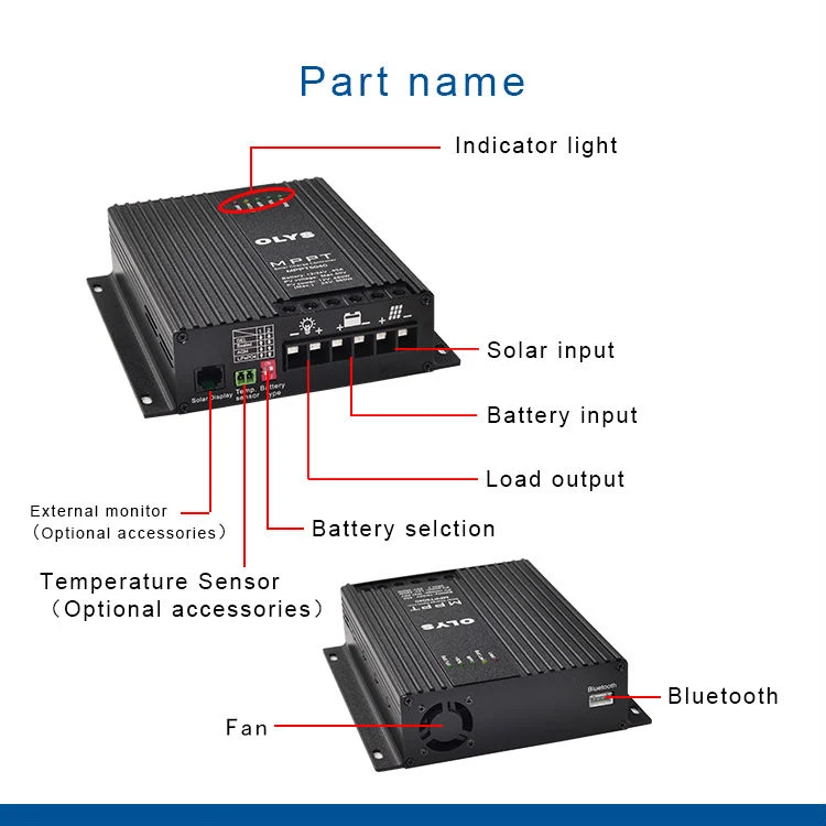 10A MPPT Solar Controller Power System Transformer