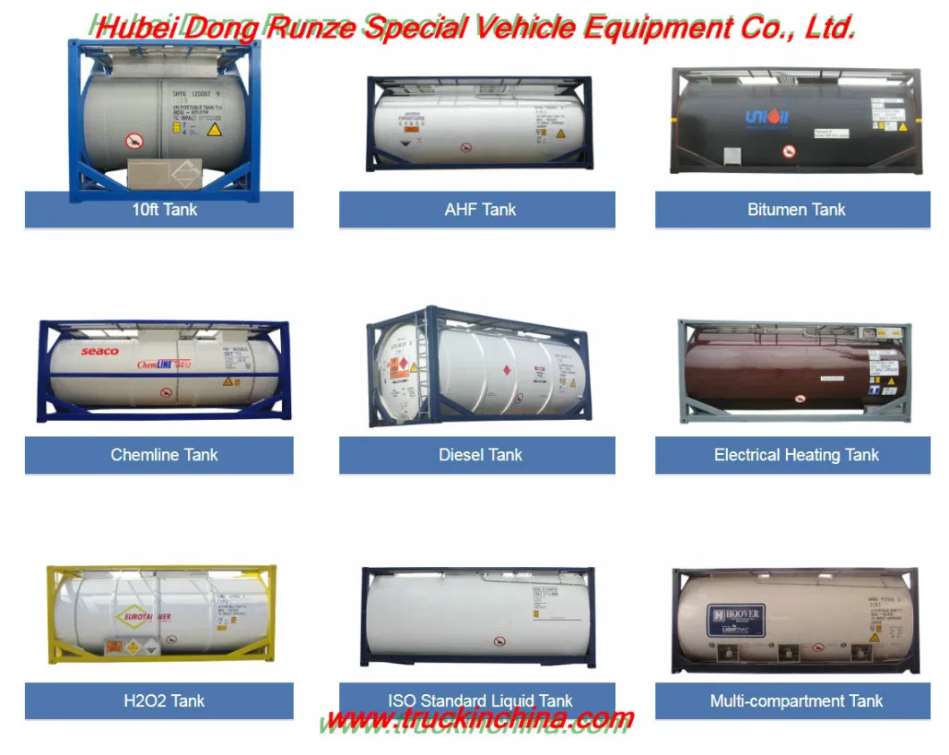 30FT Un 2031 Portable Tank for Corrosive Concentrated Nitric Acid Hno3 (Pure Aluminium Tank 22CBM)