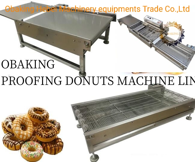 Commerical Fermenting Donuts Glazing Machine Chocolate Enrobing Machine Freezing Tunnel Chiller