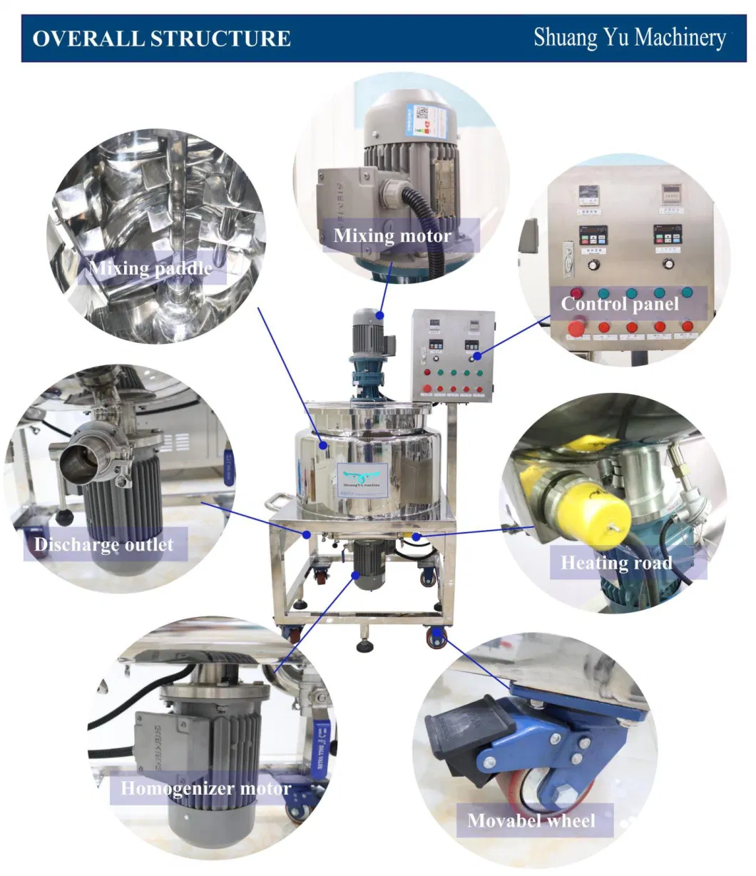 Mixing Tank Soap Making Machine / Liquid Soap Making Machine