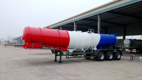 Tri Axles Sulfuric Acid Storage Tank 18m3 20m3 22m3 for Sale