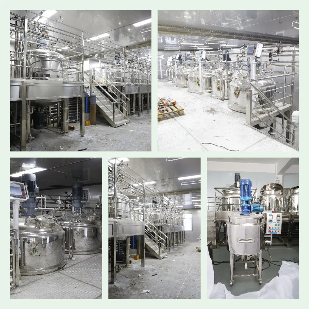 Soap Making Machine Homogenizer Automatic Toothpaste Detergent Mixing Tank 3000L