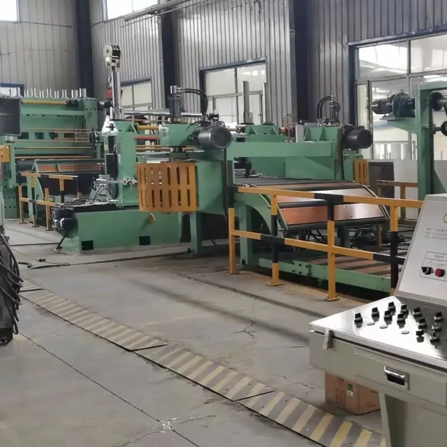 0.1-2 Thickness (mm) Coil Slitting Machine Steel Strip Rewinding Slitting Production Line