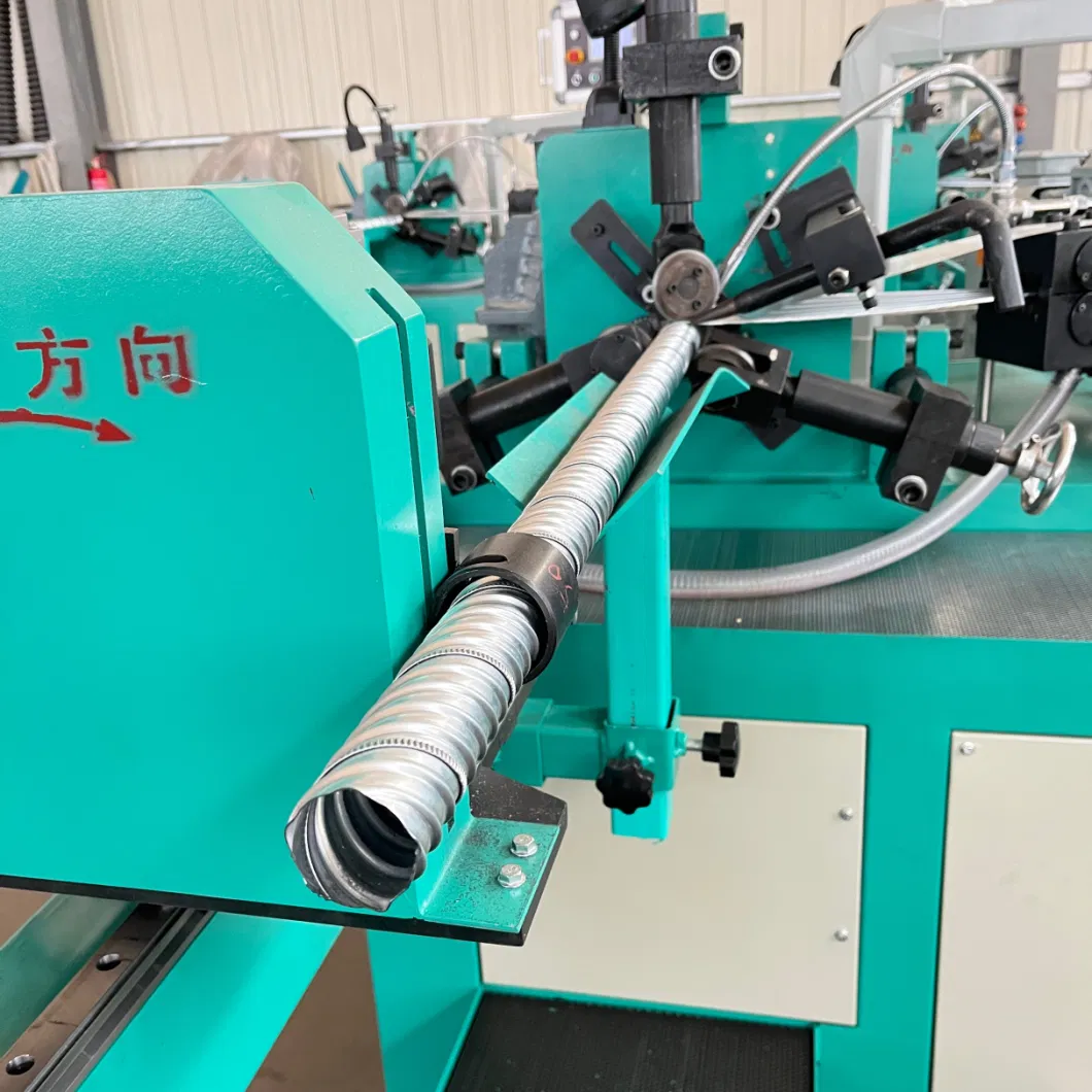 High Quality Prestressed Construction Equipment Post Tension Spiral Metal Pipe Corrugated Round Duct Making Machine/Post-Tension Corrugated Duct Machine