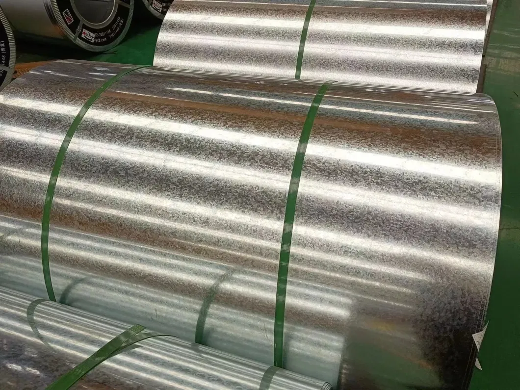 SGCC Dx51d Big Spangle Prime Hot Dipped Galvanized Steel Coils