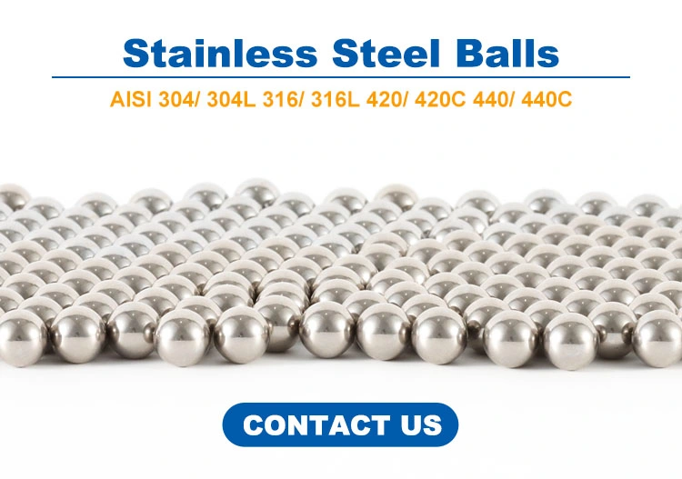 AISI304/ 304L/316/ 316L/ 420/ 420c/ 440/ 440c Stainless Steel Balls