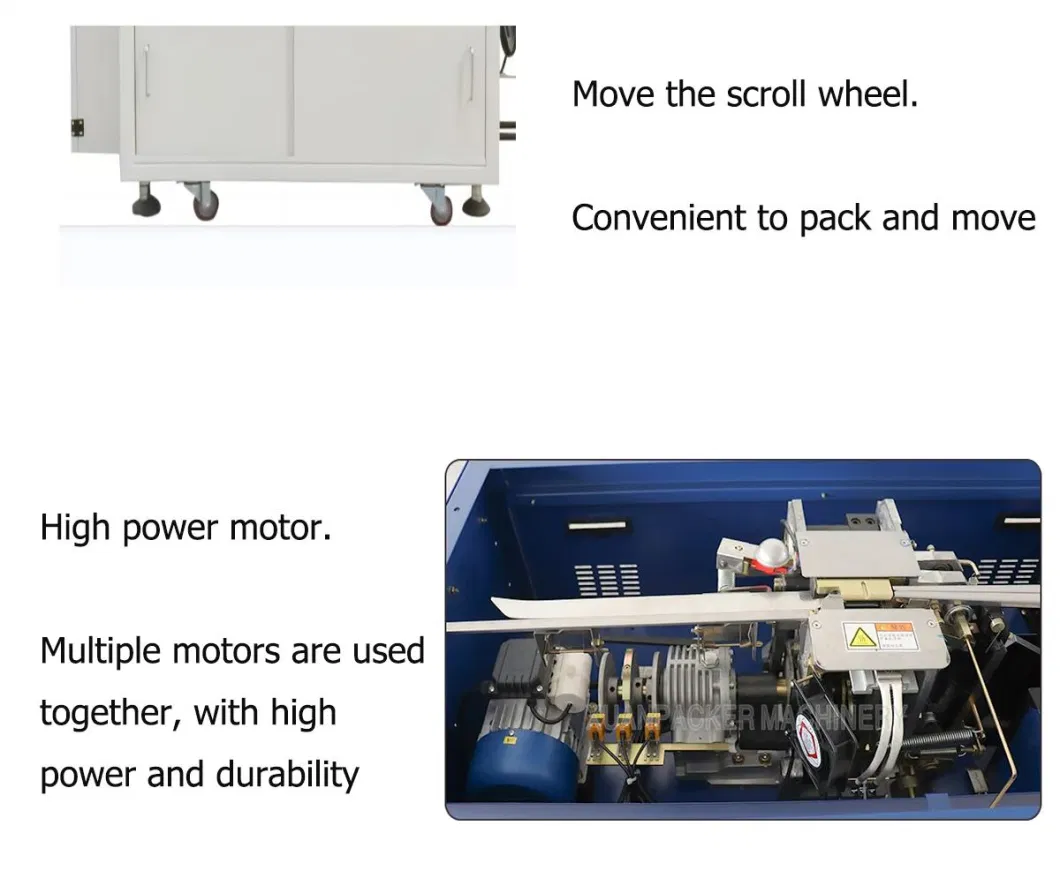 Full-Automatic Operated Easy Table Top Banding Machine Product Line Strapping Machine OPP Bundling Baling Machinery