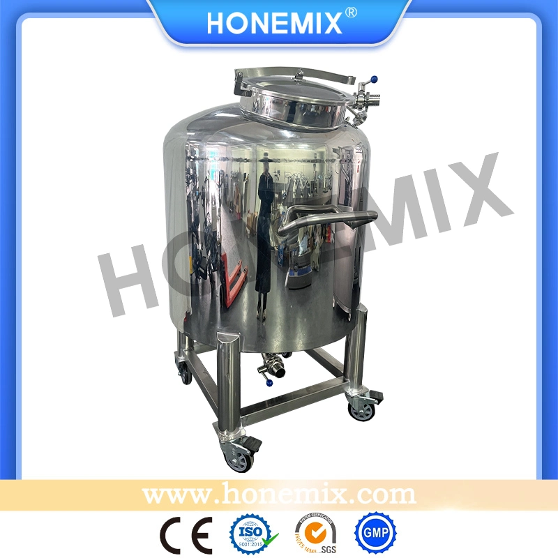 Honemix 2000L Mixer Tank Platform Chemical Mixing Machine Stainless Steel Dish Wash Manufacturing Equipment Liquid Detergent Mixing Tank