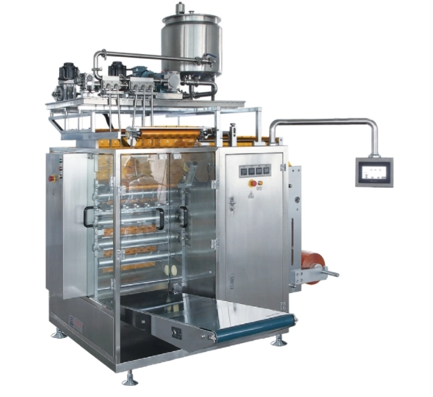 Sun Cream Catsup Four-Side Sealing &amp; Multi-Line Packing Machine