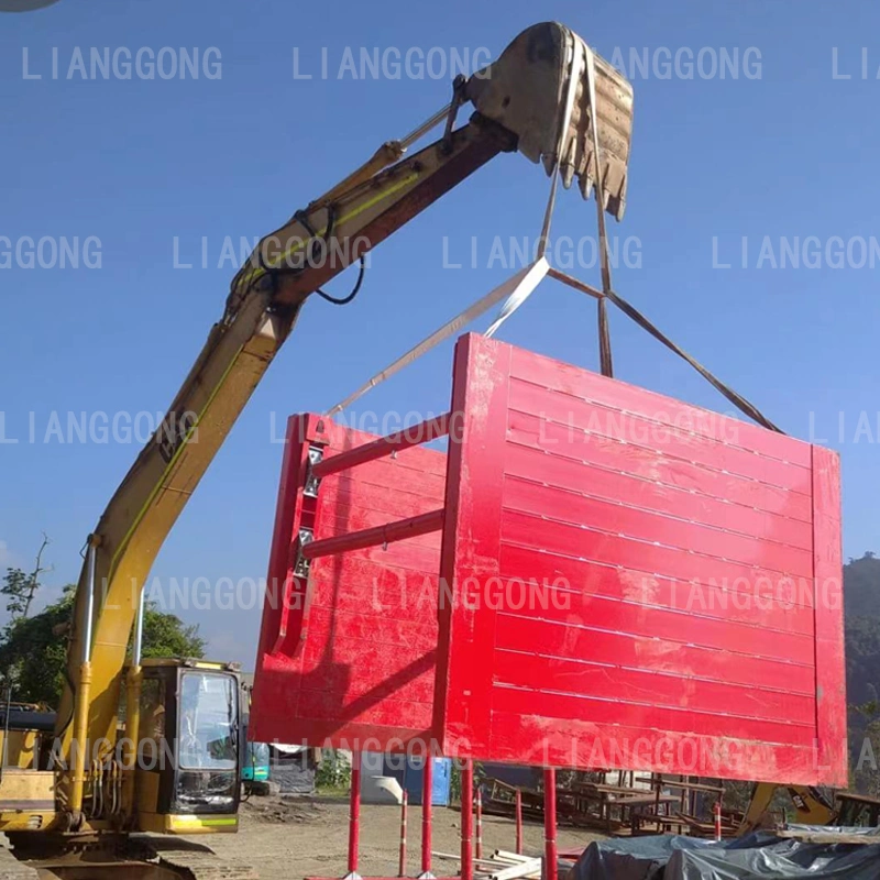 Manufacture Excavation Steel Support Formwork System Trench Shoring/Manhole Box for Pipeline Construction