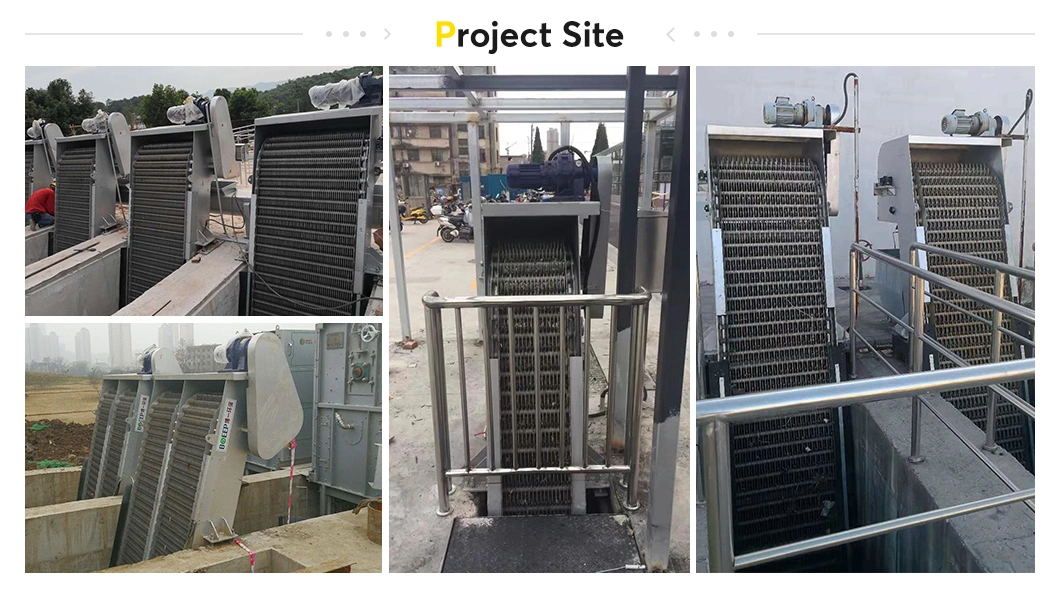 Trash Rack Cleaning Machine and Fine Screen Wastewater Treatment