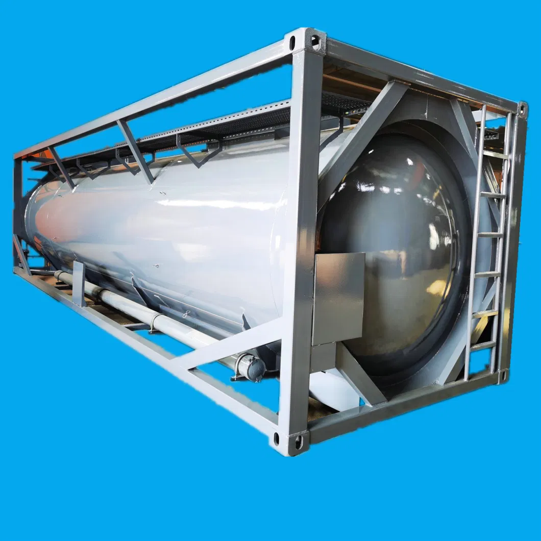 Customizing Acid Tanker Body Part for Trailer Transport (Steel Lined Plastic LLDPE 16mm Tank Capacity 22-36M3 Hydrochloric Acid Dilute Sulphuric Acid chemical)