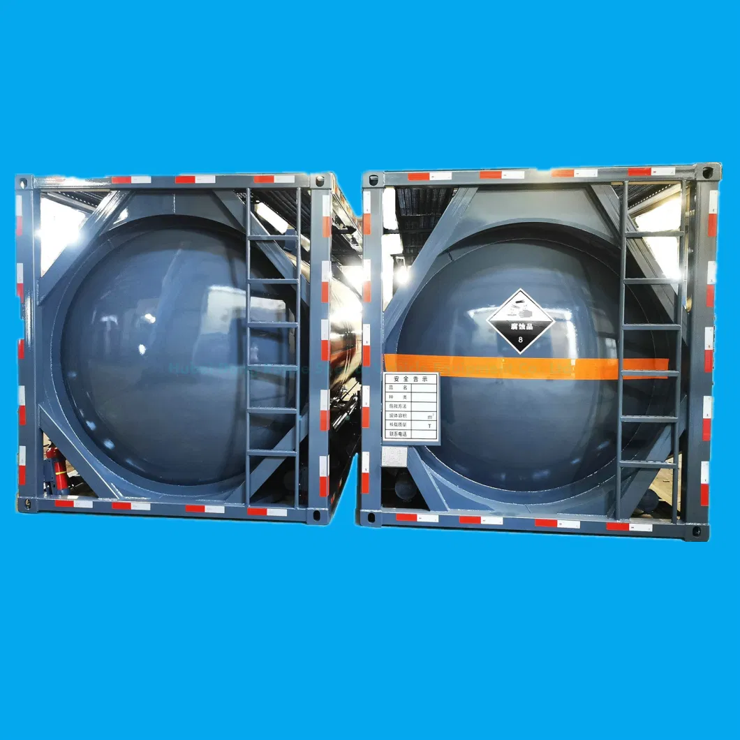 Customizing Acid Tanker Body Part for Trailer Transport (Steel Lined Plastic LLDPE 16mm Tank Capacity 22-36M3 Hydrochloric Acid Dilute Sulphuric Acid chemical)