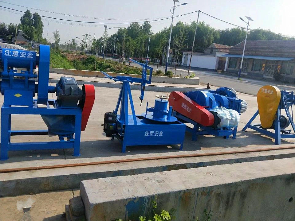 Used Truck Waste Tires Strip Cutter New Type Waste Tyre Cutting Recycling Machine Production Line