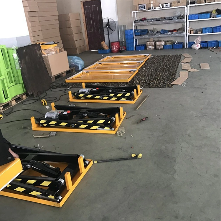 High Quality 1000, 2000, 3000, 4000kg, 1m-1.5m Electric Hydraulic Platform Scissor Man Lift