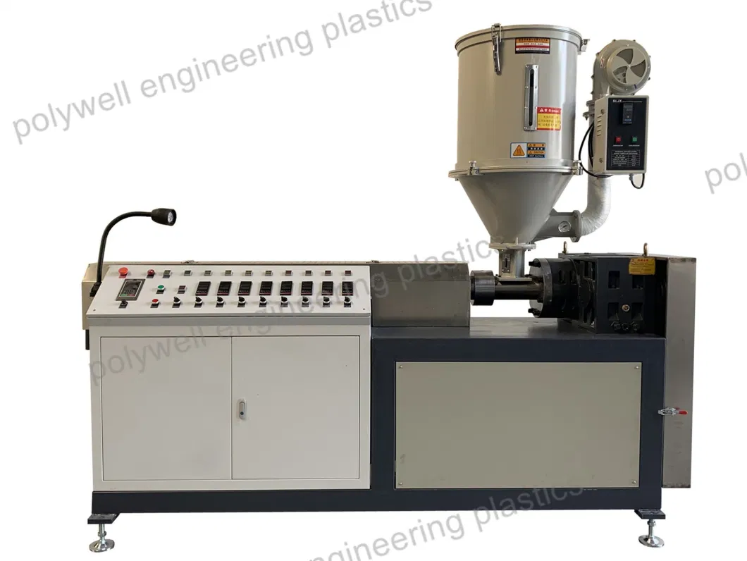 Polyamide Thermal Break Strips Extruding Machine Single Screw PA66 GF25 Pipe Production Line