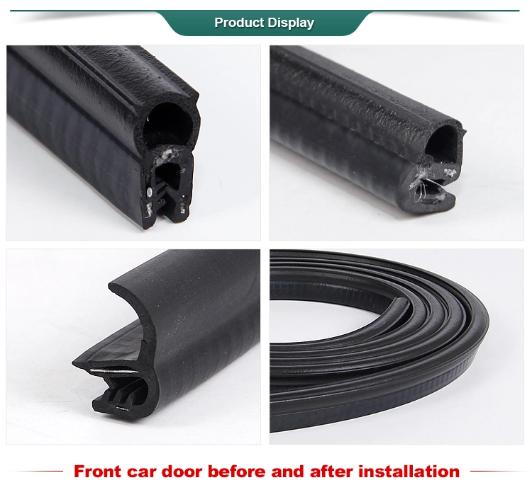 EPDM Rubber Composite Sealing Strip Gasket with Metal for Auto/Cabinet Door