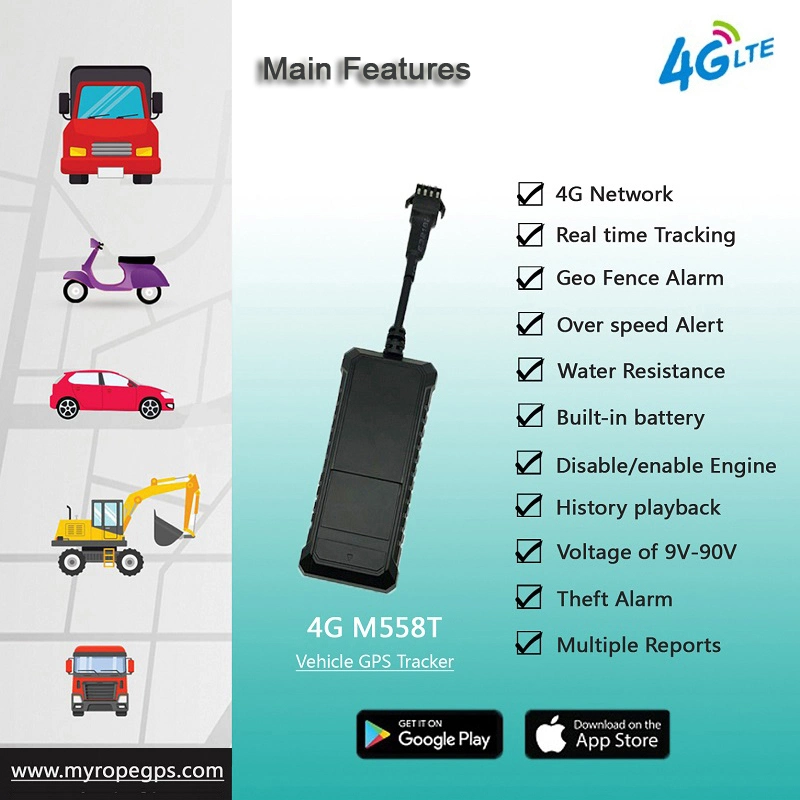 4G LTE GPS Positioning Vehicle Fleet Management Car Mini GPS Tracking Device