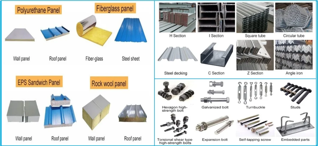 Professional Construction Fast Assemble Prefabricated Light Steel Structure Building