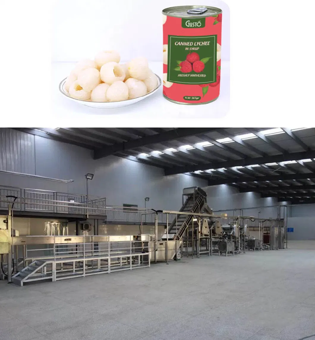 Litchi and Longan Peeling Machine and Process Canned Lychees Litchi Production Line