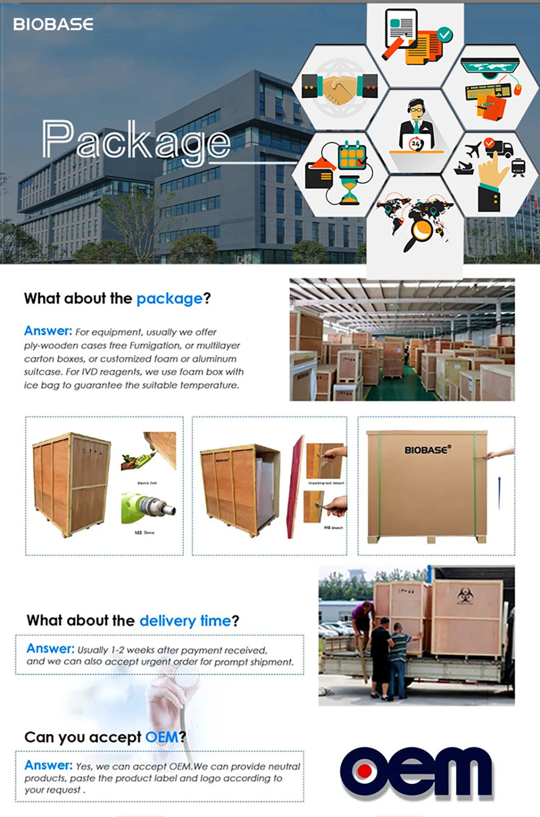 Biobase Laboratory Equipment Bobase Strong Acid&Alkali Storage Cabinet PP Material Price