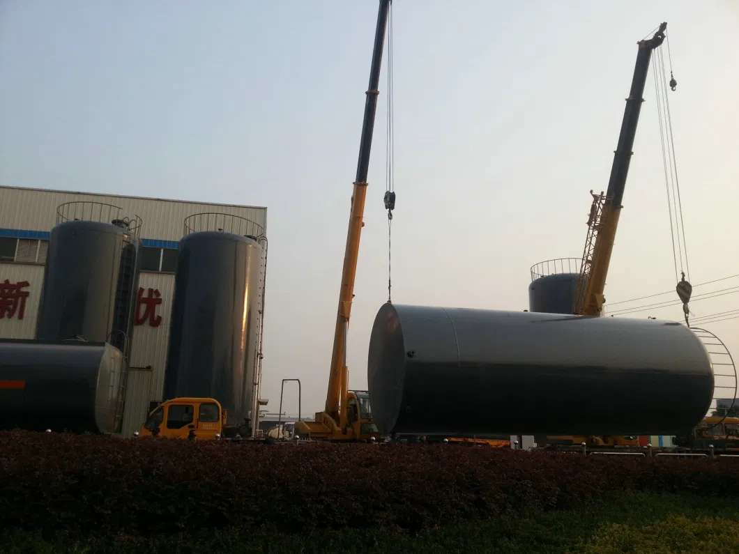 Custermizing 1~135 M3 Checmial Acid Storage Tank PE Lined Tank Used to Contain: HCl (max 35%) , Naoh (max 50%) , Naclo (max 10%) , PAC (max 17%) , H2so4 etc