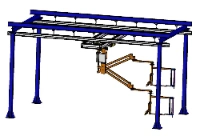 200kg Material Handling Equipment Roof Installation Lifting Equipment Pneumatic Handling Manipulator