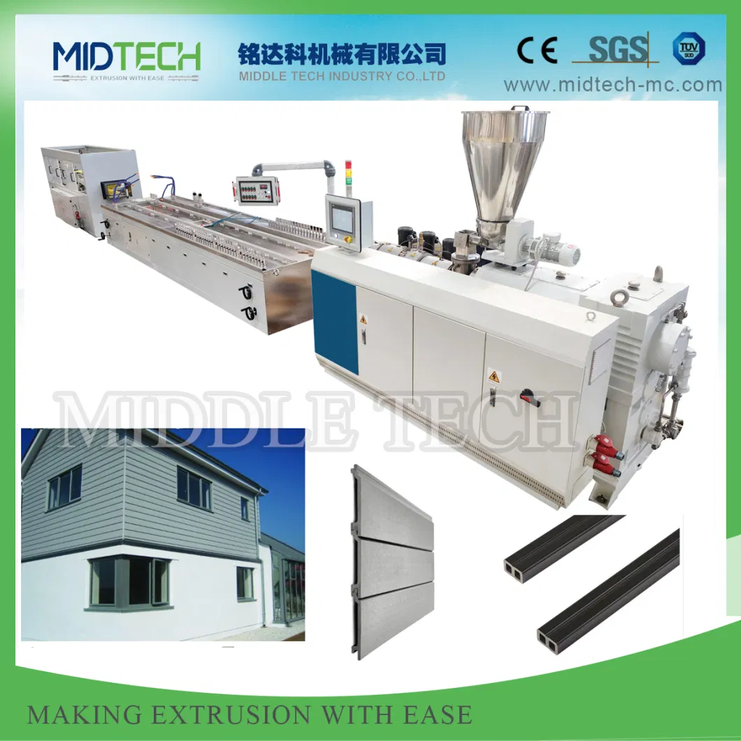 Wholesale Plastic PVC/UPVC Rolling Strip/Groove/Pipe Profile Extruder Prduction Line