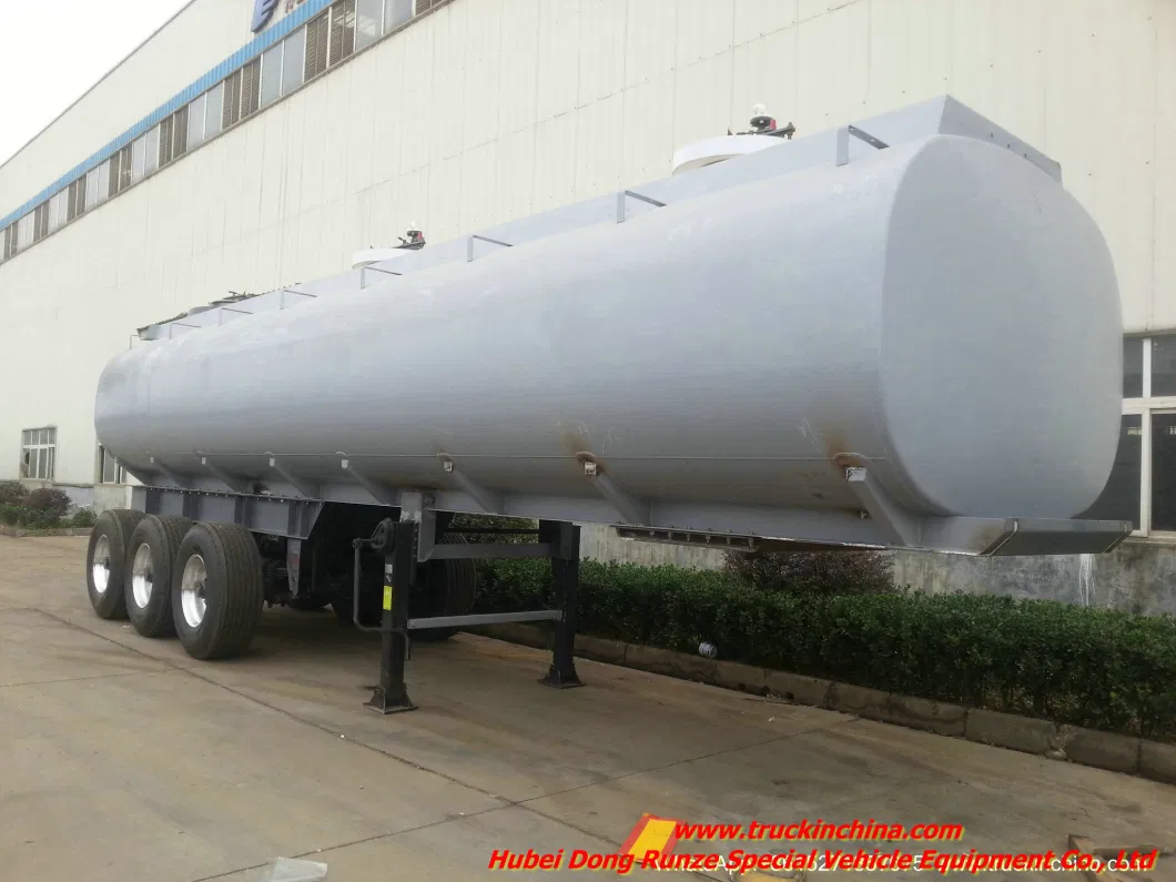 Customizing Acid Tanker Body Part for Trailer Transport (Steel Lined Plastic LLDPE 16mm Tank Capacity 22-36M3 Hydrochloric Acid Dilute Sulphuric Acid chemical)