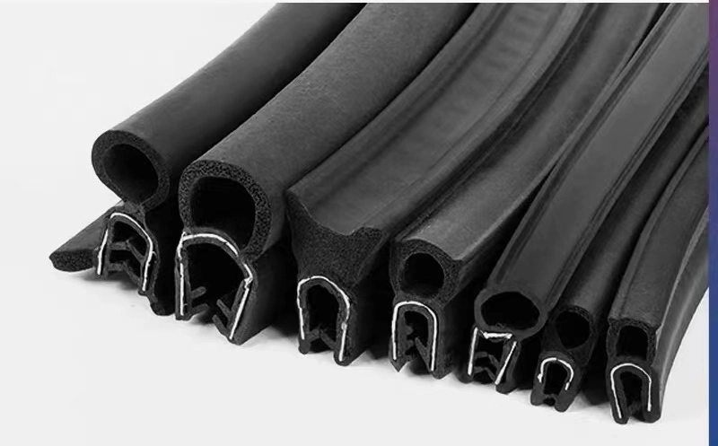 EPDM Rubber Composite Sealing Strip Gasket with Metal for Auto/Cabinet Door