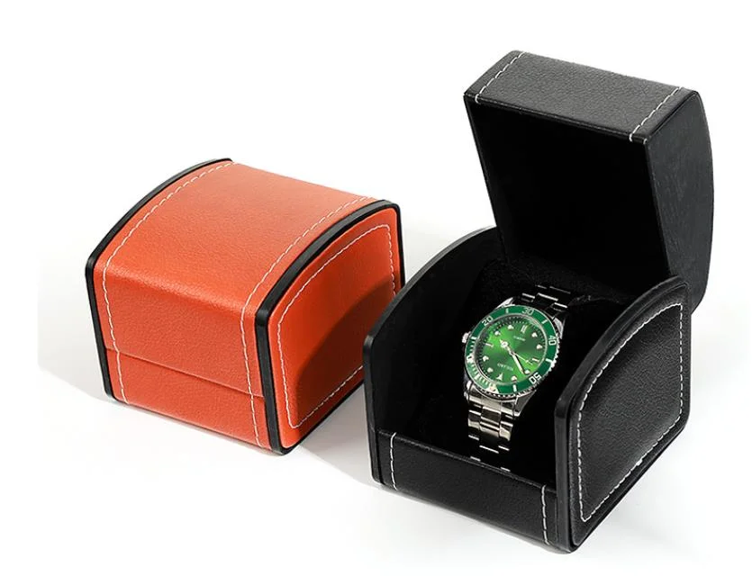 Wholesale Watch Set Packing PU Paper Box Multiple Styles Size Support Customize Watch Packaging Valentine Gift Jewelry Box with Soft Cushion