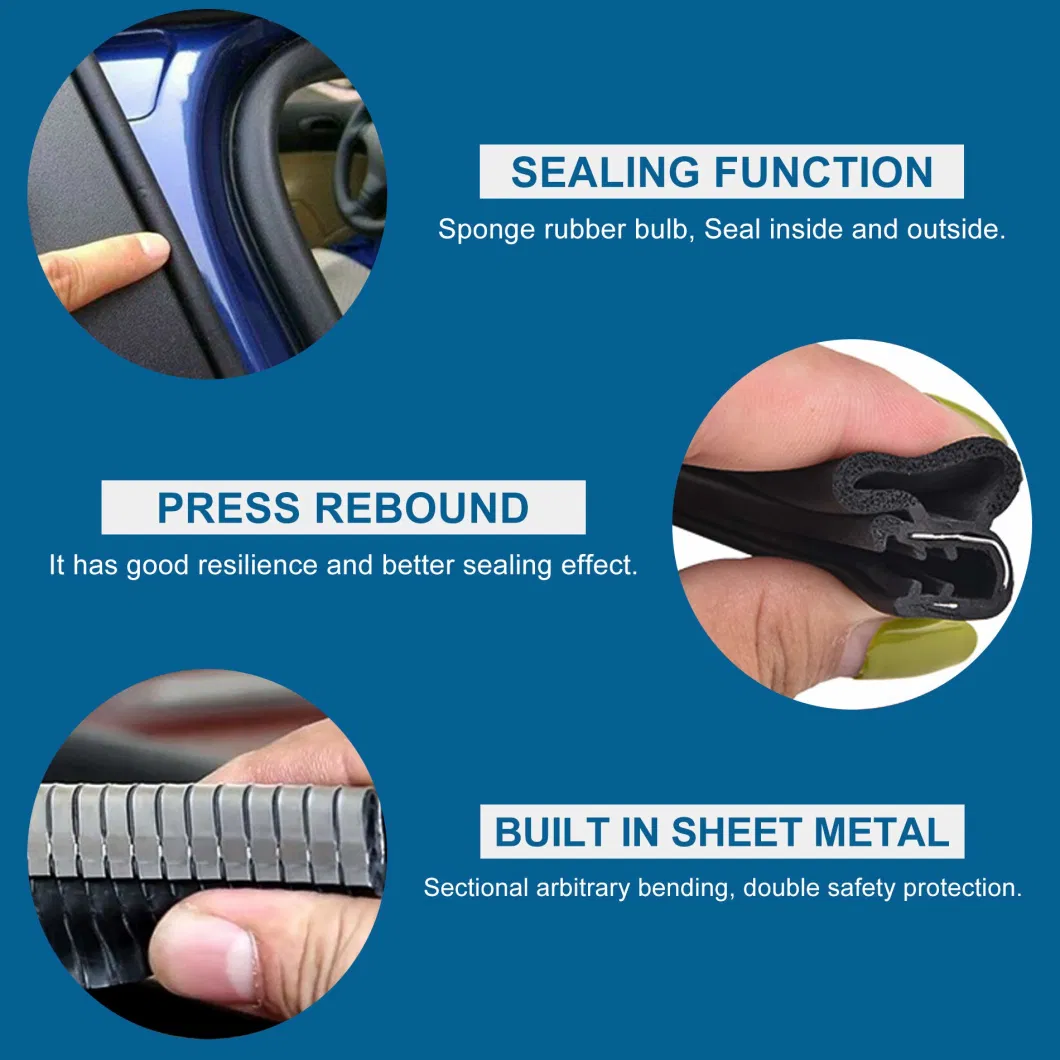 EPDM Products Door Waterproof Rubber Seal Strip