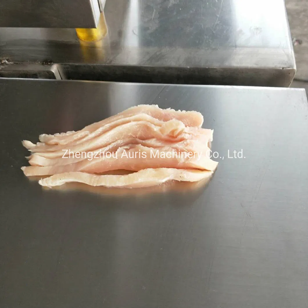 Fresh Meat Striping Equipment for Horizontal Cutting of Chicken Beef Pork and Fish Strip