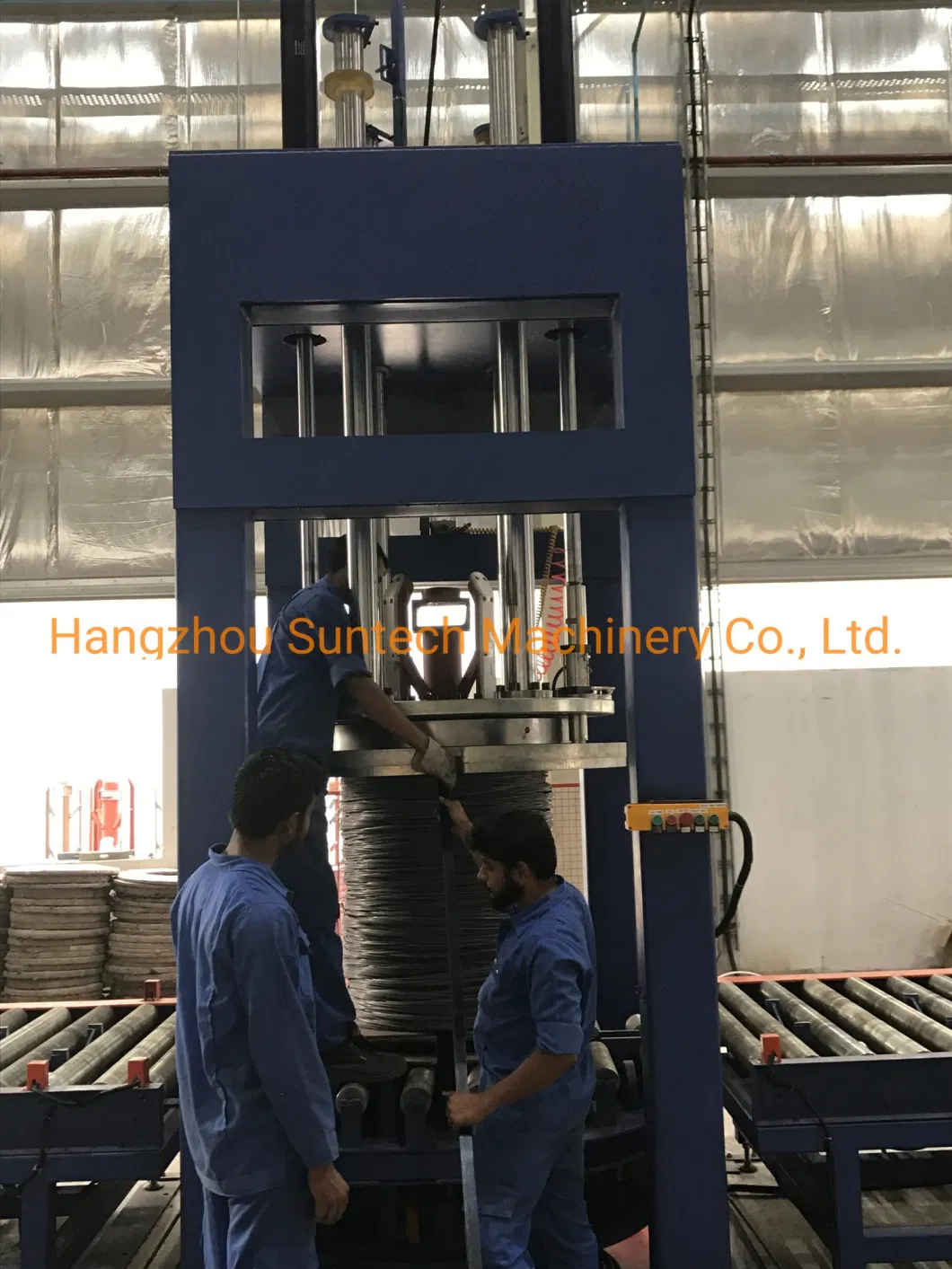 Galvanizing Wire Coil Ring Wrapping Line