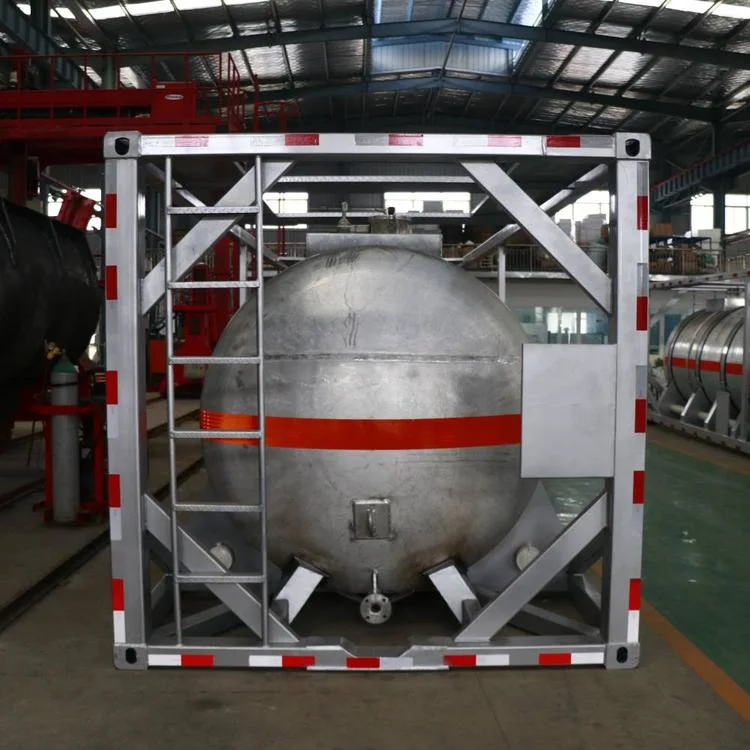 30FT Hno3 Container Tanks for Transport Nitric Acid 98% Concentration (Purity Aluminum 12mm Tank UN 2031)