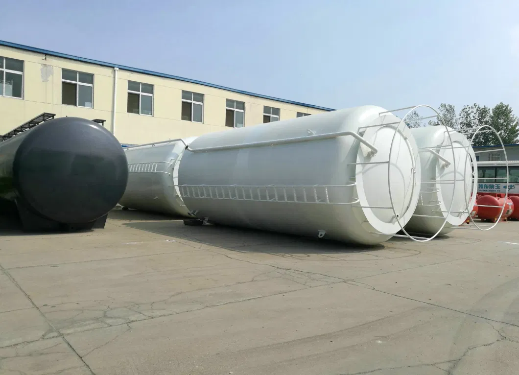 100 Cbm Vertical Storage Tank for HCl Acid 20000USG-30000USG (Steel Lined LDPE 16mm-22mm Hydrochloric Acid, Sulphuric Acid, Hydrofluoric Acid)