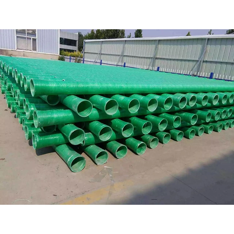 Wholesale GRP FRP Fiberglass Cylinder Composite Fabric Chemical Water Pipes Price