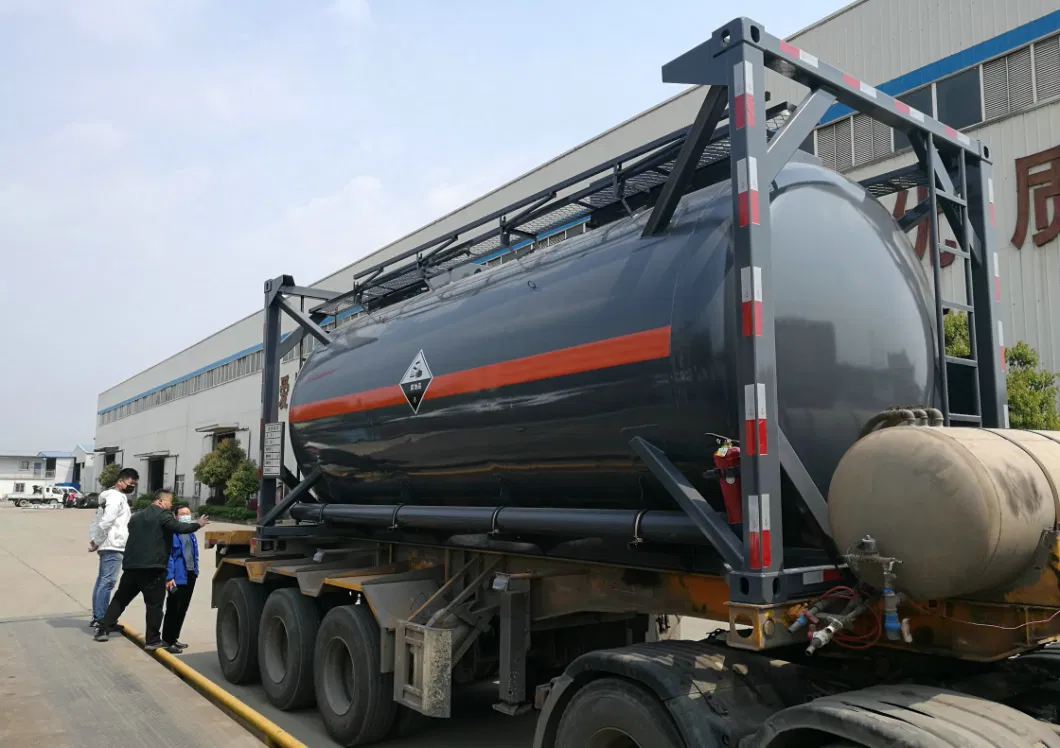 3 Axles Hydrochloric Acid Tanker 29500L HCl Tanks