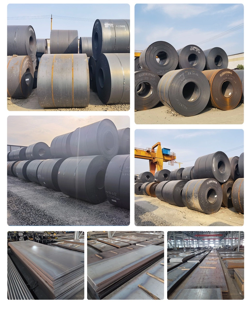 Top Quality ASTM A36 Ss400 Metal Q235 Q345 Q275 Ms CRC Low Carbon Steel Coil St37 2.0mm 3.0mm 5.0mm 10mm 12mm 50mm 80mm 1250mm Hot Rolled Mild Carbon Steel Coil