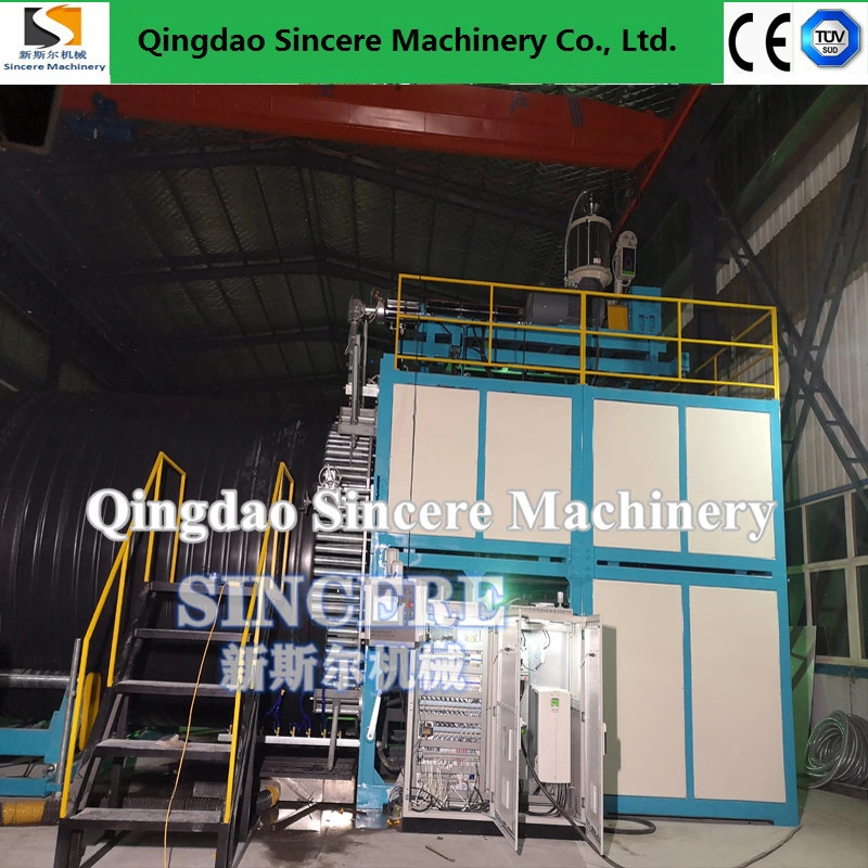 HDPE Weholite/Culvert Pipe Production Machine, Spiral Polyethylene Pipe Extrusion Line