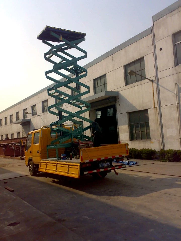 1-10ton Single Scissor Lift Stationary Lift Table Work Platform (SJG2-1.2)